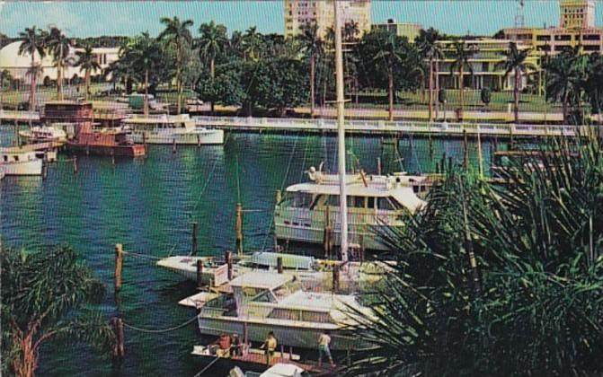 Florida Bradenton Memorial Pier Yacht Basin 1973
