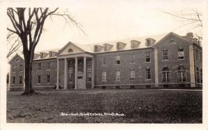 Olivet Michigan~Olivet College~Blair Hall~Tall Pillars @ Entrance~Vintage RPPC