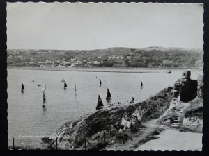 Pembrokeshire Fishguard GOODWICK from THE FORT c1961 RP Postcard by Studio Jon