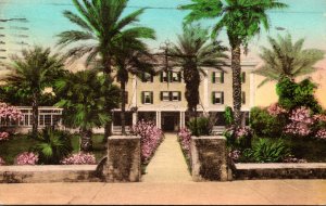 Florida St Augustine The Buckingham Hotel 1939 Handcolored Albertype