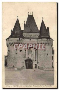 Old Postcard La Ferte Bernard Sarthe Old Gate anceinte