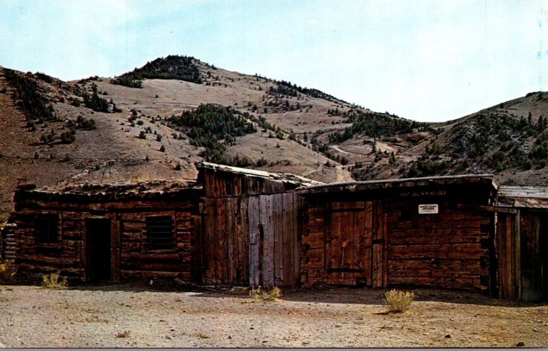 Montana Bannock First Jail In Montana Constructed In 1862