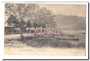 Lake Bourget Old Postcard The small port (boats)