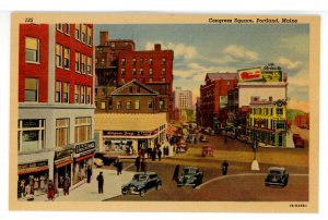 ME - Portland. Congress Square