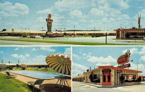 Wilson North Carolina Huntington Motel Multiview Vintage Postcard K99097