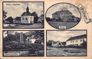 HRISKOV LOUNY DISTRICT CZECHOSLOVAKIA MULTI IMAGE ~G JILOVSKY POSTCARD 1929 PSMK