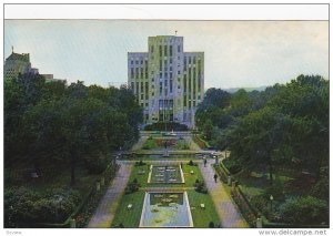 Aerial View, City Hall, Outside Gardens, BIRMINGHAM, Alabama, 40-60´s