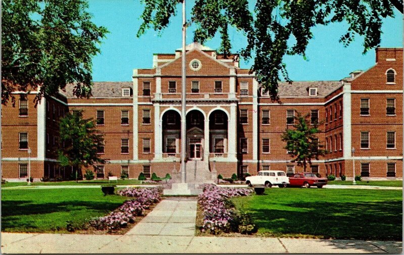 Admin Building Veterans Hospital Chillicothe Ohio OH Postcard WOB Note VTG  