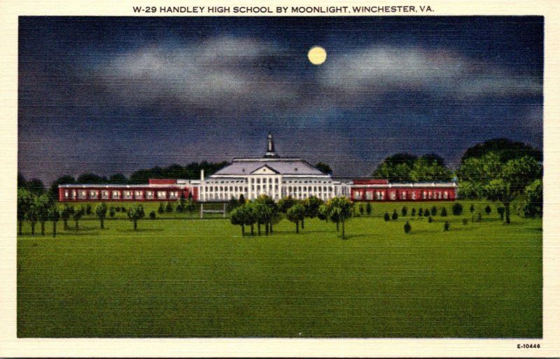 Virginia Winchester Handley High School At Night