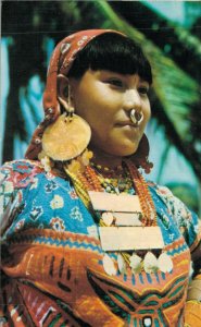 Panama Typical Indian Native Women Vintage Postcard 08.09