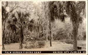 RPPC Palm Garden Fishing Camp Haines City FL c1961 Vintage Postcard O37