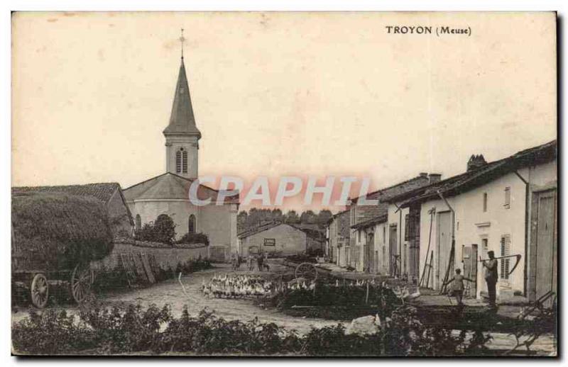 Troyon - - Church - Old Postcard