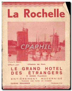Feuillet La Rochelle Grand Hotel Des Foreign Pharmacy Gaudin Market Square