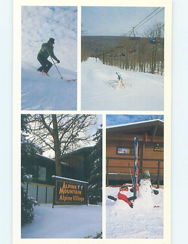 Pre-1980 ALPINE MOUNT SKIING Analomink In Stroud Poconos by Scranton PA ho8450