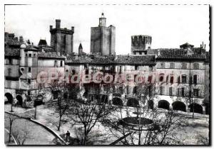 Postcard Modern Uzes Duche De France Place De La Republique