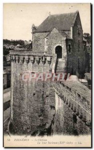 Old Postcard Fougeres Chateau La Tour Surienne