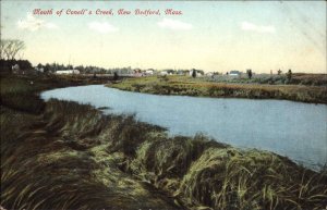 New Bedford Massachusetts MA Conell's Creek Mouth c1910 Vintage Postcard