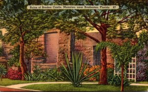Florida Bradenton Ruins Of Braden Castle 1939