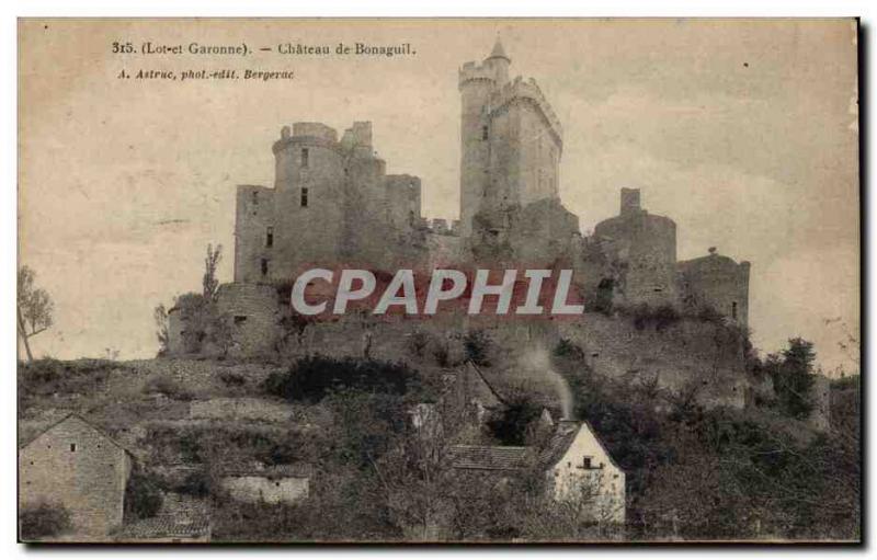 Old Postcard Chateau Bonaguil