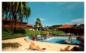 Maui Palms at Kahului on the Valley Isle of Maui Hawaii Postcard Posted 1965