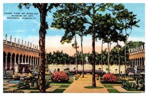 Postcard MONUMENT SCENE Sarasota Florida FL AS6044