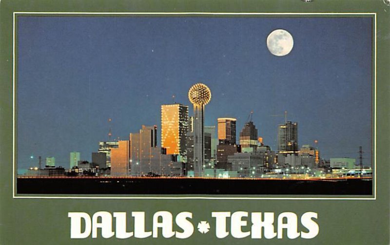 Moon Over - Dallas, Texas TX  