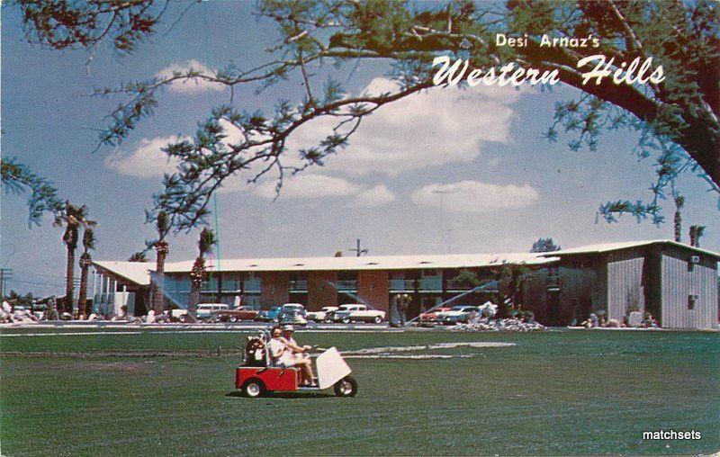 1950s Coachella Indian Wells California Desi Arnaz Hills Hotel Golf Western