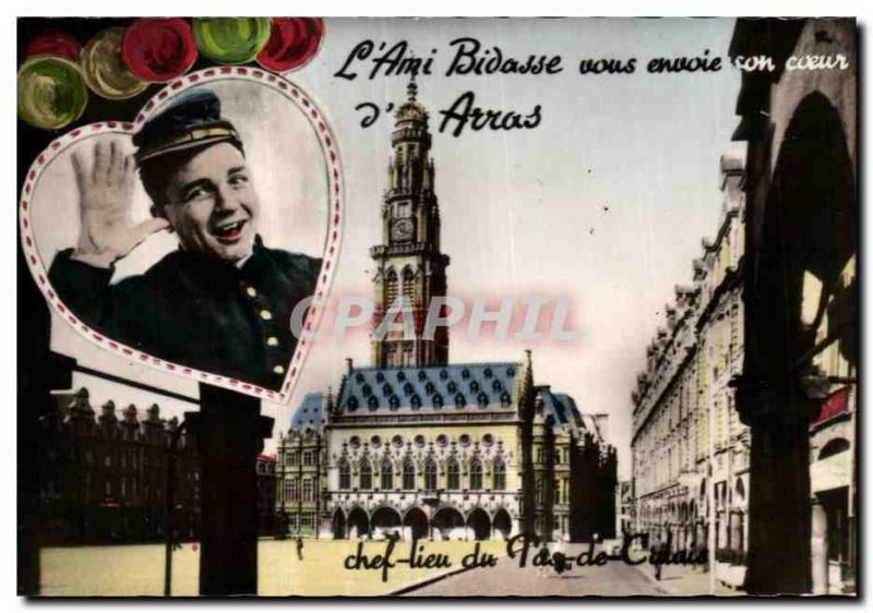 Modern Postcard Arras The grunt friend sends you his heart