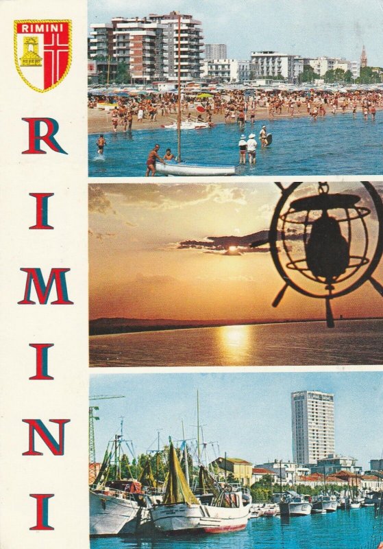 RIMINI, Italy - Vintage POSTCARD