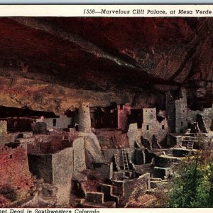 c1940s Montezuma Co Col Ancient Cliff Palace Stone Mesa Verde National Park A226