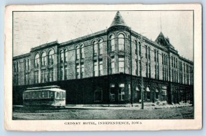 Independence Iowa Postcard Gedney Hotel Exterior Building 1908 Vintage Antique