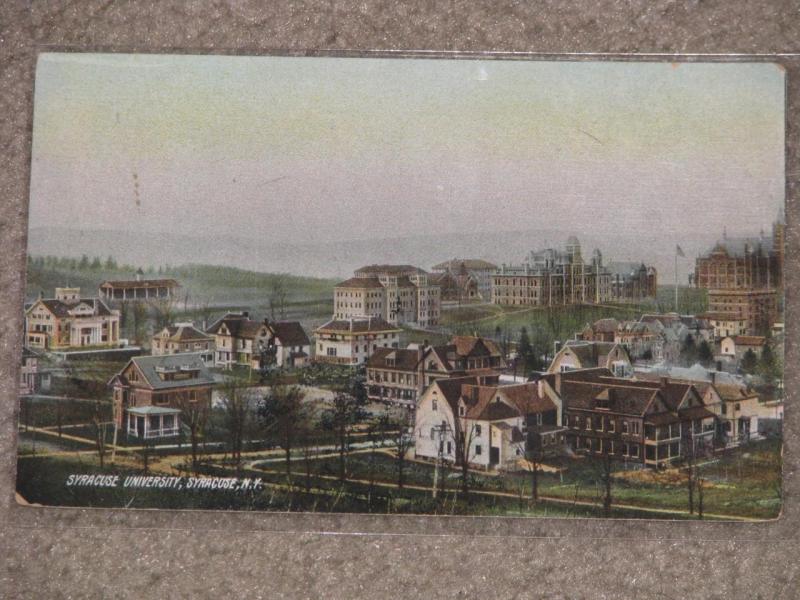 Syracuse University, Syracuse, N.Y., unused vintage card