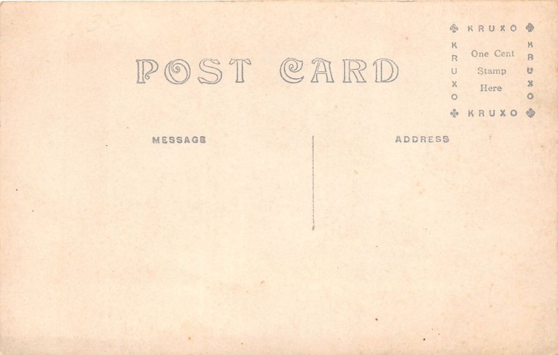 J50/ Interesting RPPC Postcard c1910 Creamery Building Occupational Men 200