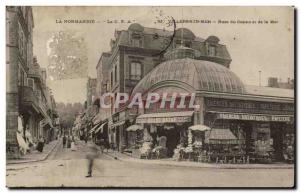 Old Postcard The Nornandie Villers Sur Mer Streets Of Cassino And The Sea