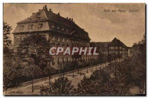 Old Postcard Gruss Aus Mainz