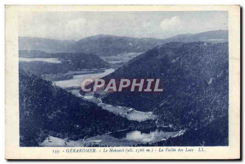 Old Postcard Gerardmer Le Hohneck La Vallee des Lacs
