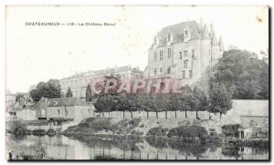 Old Postcard Chateauroux Raoul N castle