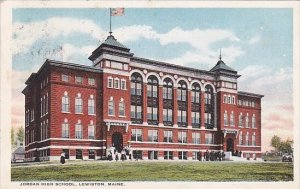 Maine Lewiston Jordan High School 1923