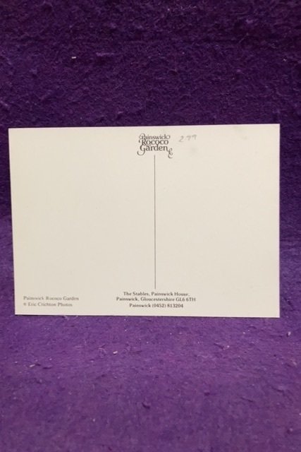 England Painswick Rococo Garden Unposted