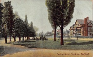 BEDFORD ENGLAND~EMBANKMENT GARDENS~1905 WOODBURY SERIES #783 POSTCARD