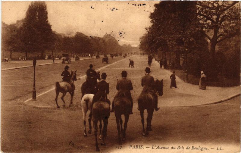 CPA PARIS 16e-Avenue du Bois de Boulogne (326232)