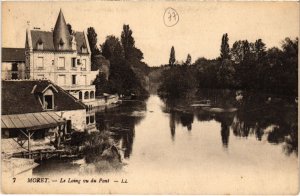 CPA MORET-sur-LOING Le Loing vu du Pont (1320123)