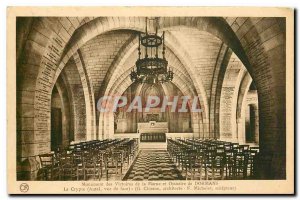 Old Postcard Monument of Victory of the Marne Dormans Ossuary Crypt