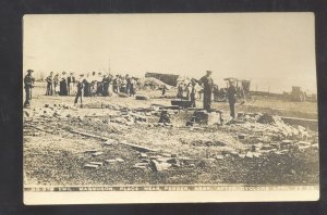 RPPC PENDER NEBRASKA 1908 TORNADO DAMAGE MAGNUSON REAL PHOTO POSTCARD