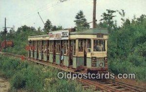 No 1700 P Class Compartmented Tram, Seashore Trolley Museum Kennebunkport, ME...