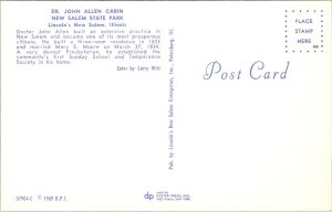 Illinois, Lincoln's New Salem - Dr John Allen Cabin - [IL-297]