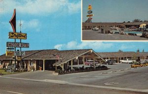 Modesto California Driftwood Motor Hotel Vintage Postcard AA56375