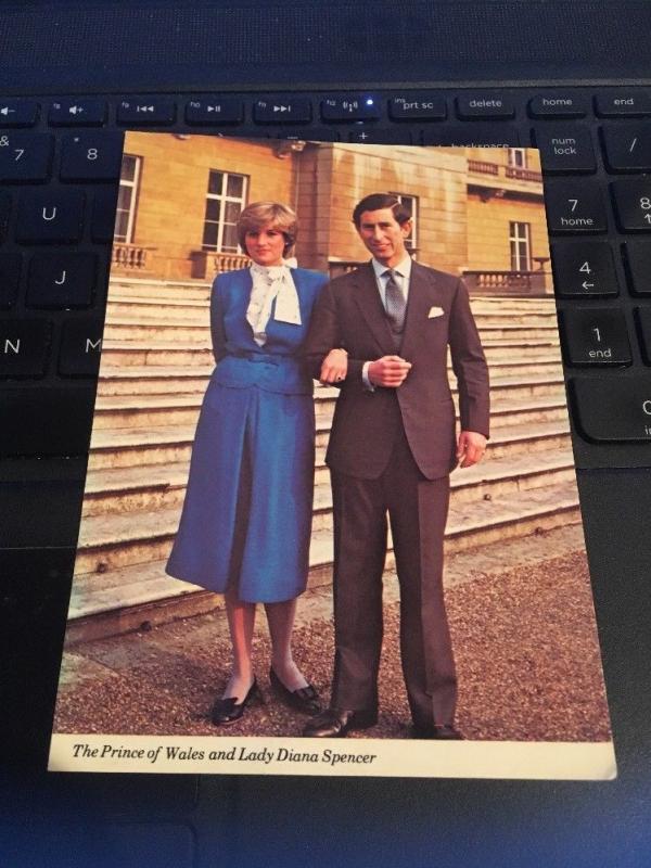 Vintage Postcard: Prince Charles and Lady Diana