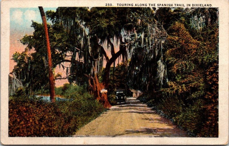 Vintage Car Touring Along The Spanish Trail In Dixieland 1914