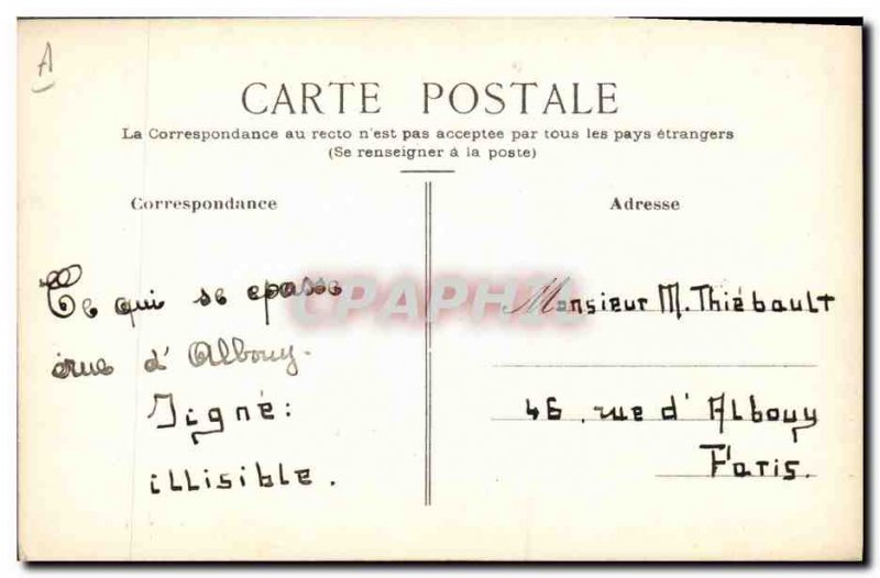 Old Postcard Fancy (drawing hand) Fish Dance